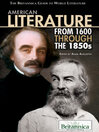 American Literature from 1600 Through the 1850s (eBook)